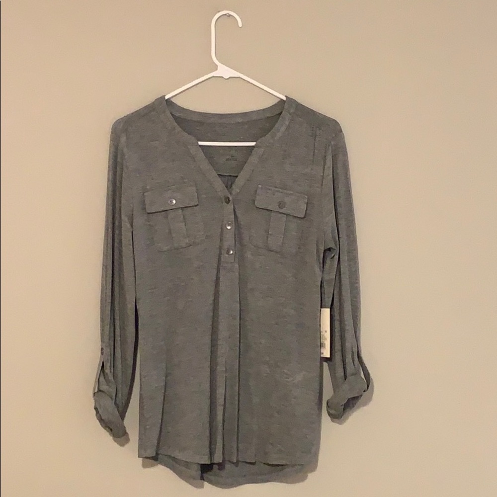 Gray Pocket T-Shirt